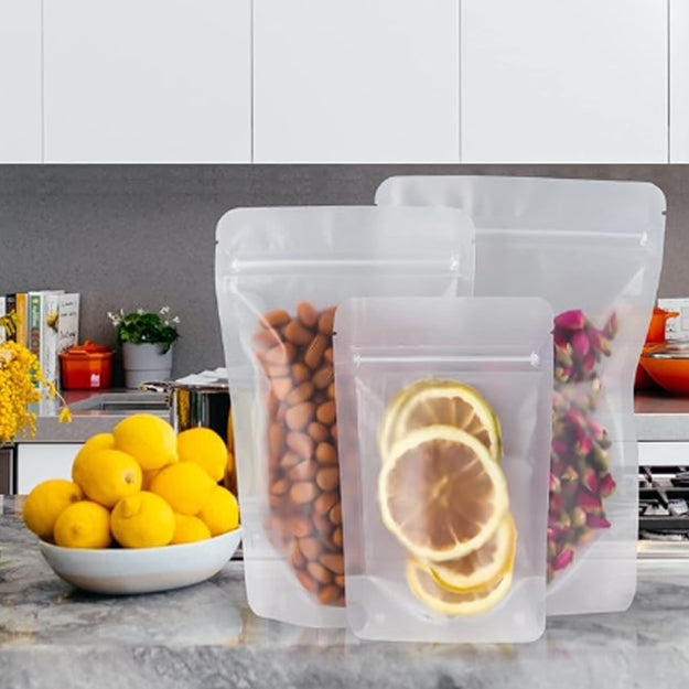 Frosted Standup Pouch With Zipper