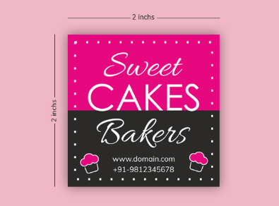 Square Stickers (Custom Design )