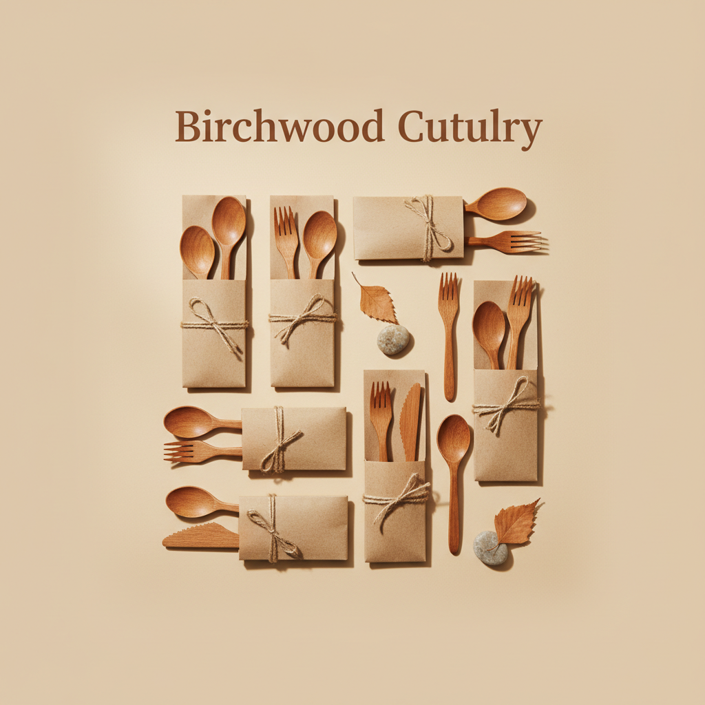 Birchwood Cutlery / Eco-Friendly Bamboo Cutlery