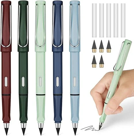 Forever Infinite HB Pencils children Free Drawing Cut Eternal Ink-Free Pencil(Mix Colour)