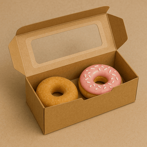 2 Donut Box with Window