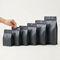 Flat Bottom Side Zipper Bag with Air Valve