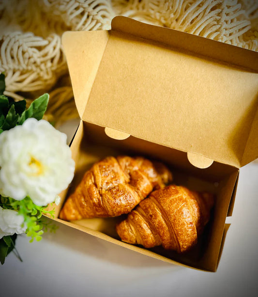 Kraft box for burgers and sandwiches  7.5x4.5x3 inches