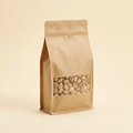 3D Brown Stand Up Pouch with Zipper