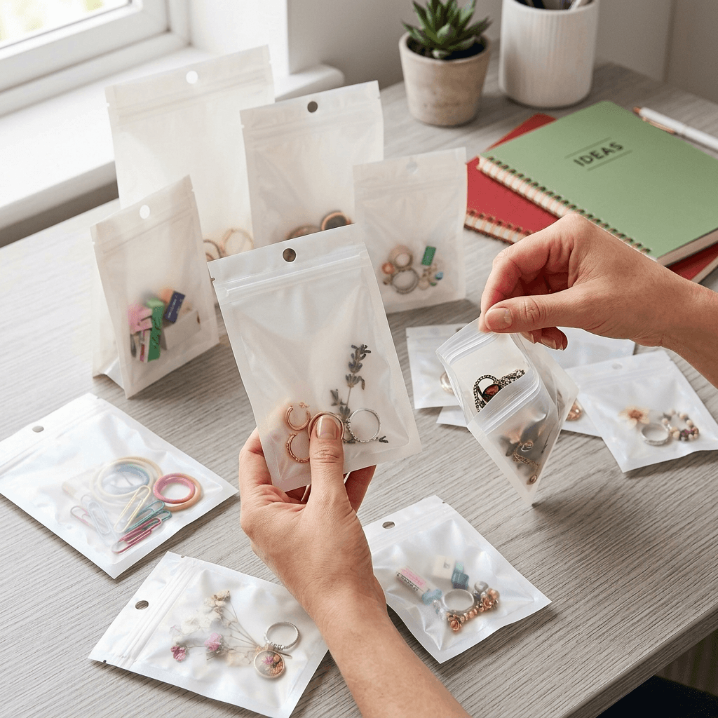 Transparent Resealable Zipper Bag