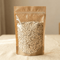 One Side Kraft Stand Up Pouch with Zipper