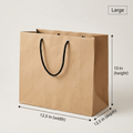 Kraft Cake Bag – 12.5 × 12.5 × 10 in