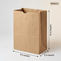 Takeaway bag medium 10" x8" x5"