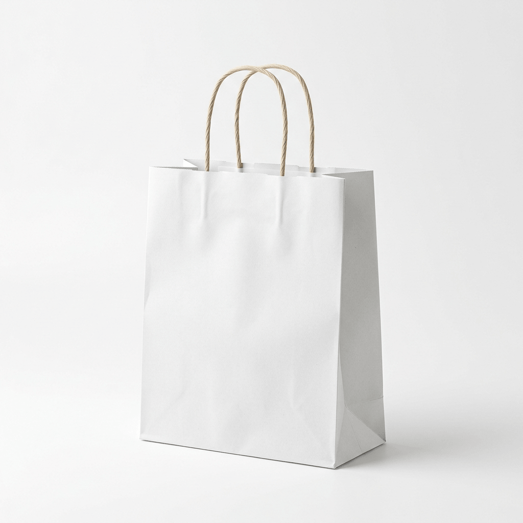 White Wardrobe Bag – Medium 14 × 18 × 4 in