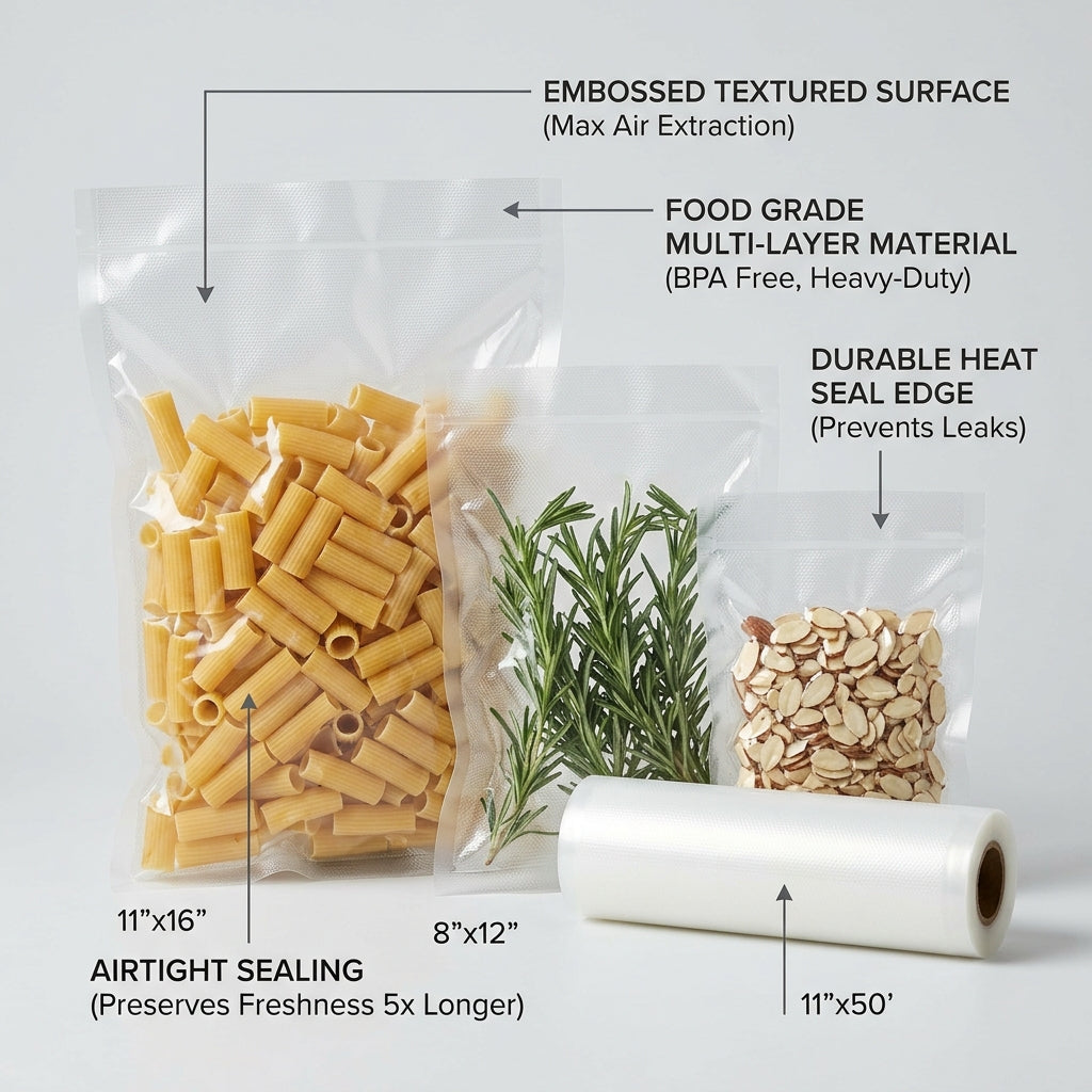Food Grade Vacuum Sealer Packaging Bags