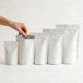 Both Side White Kraft Inside Aluminum Stand Up Pouch (No Window)
