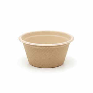 Bagasse Bowl with Lid – 2oz