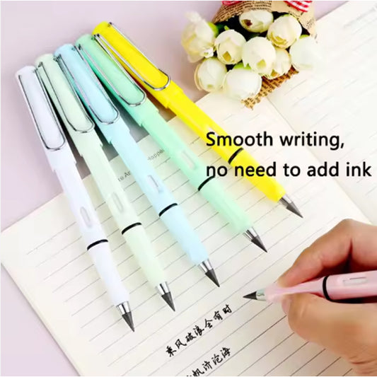 Forever Infinite HB Pencils children Free Drawing Cut Eternal Ink-Free Pencil(Mix Colour)