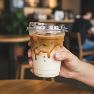 Real Life – Hand Holding Cup with Sip Lid