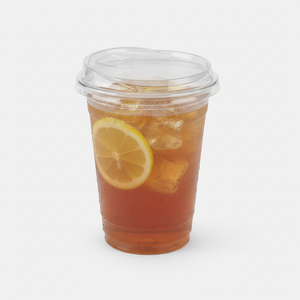 Sip Lid on 12oz Glass – #f1f1f1 Background